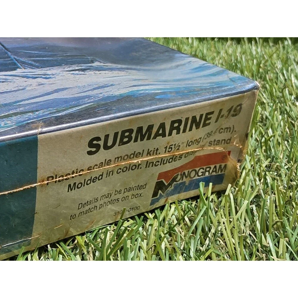 Vintage Monogram Japanese Submarine I-19 Model Kit #3103 New Sealed  15.5